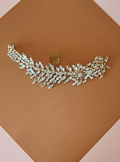 COCO Swarovski Hair Comb, Swarovski Headpiece