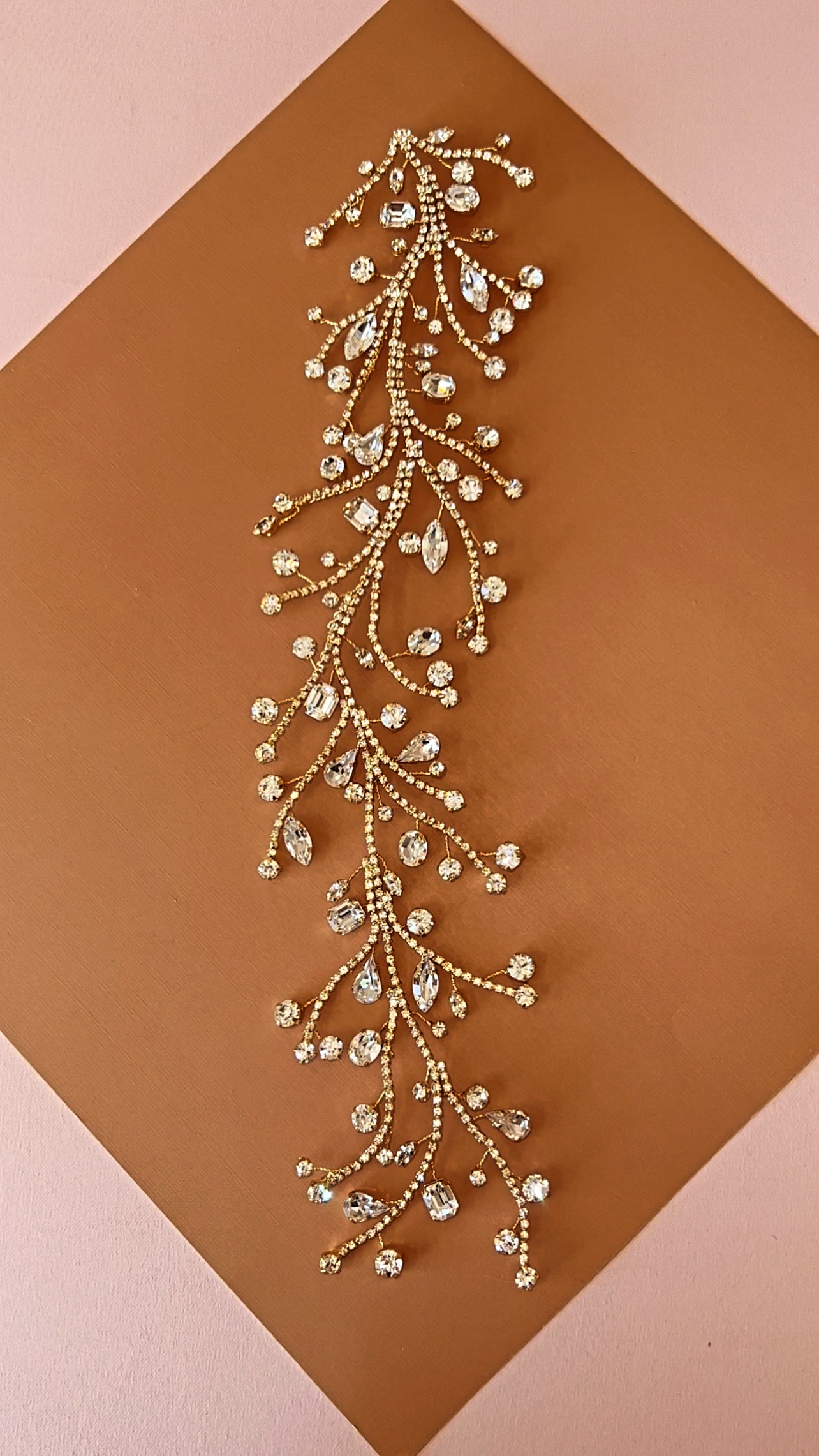 MAYA Stunning Swarovski Bridal Headband Gorgeous Details