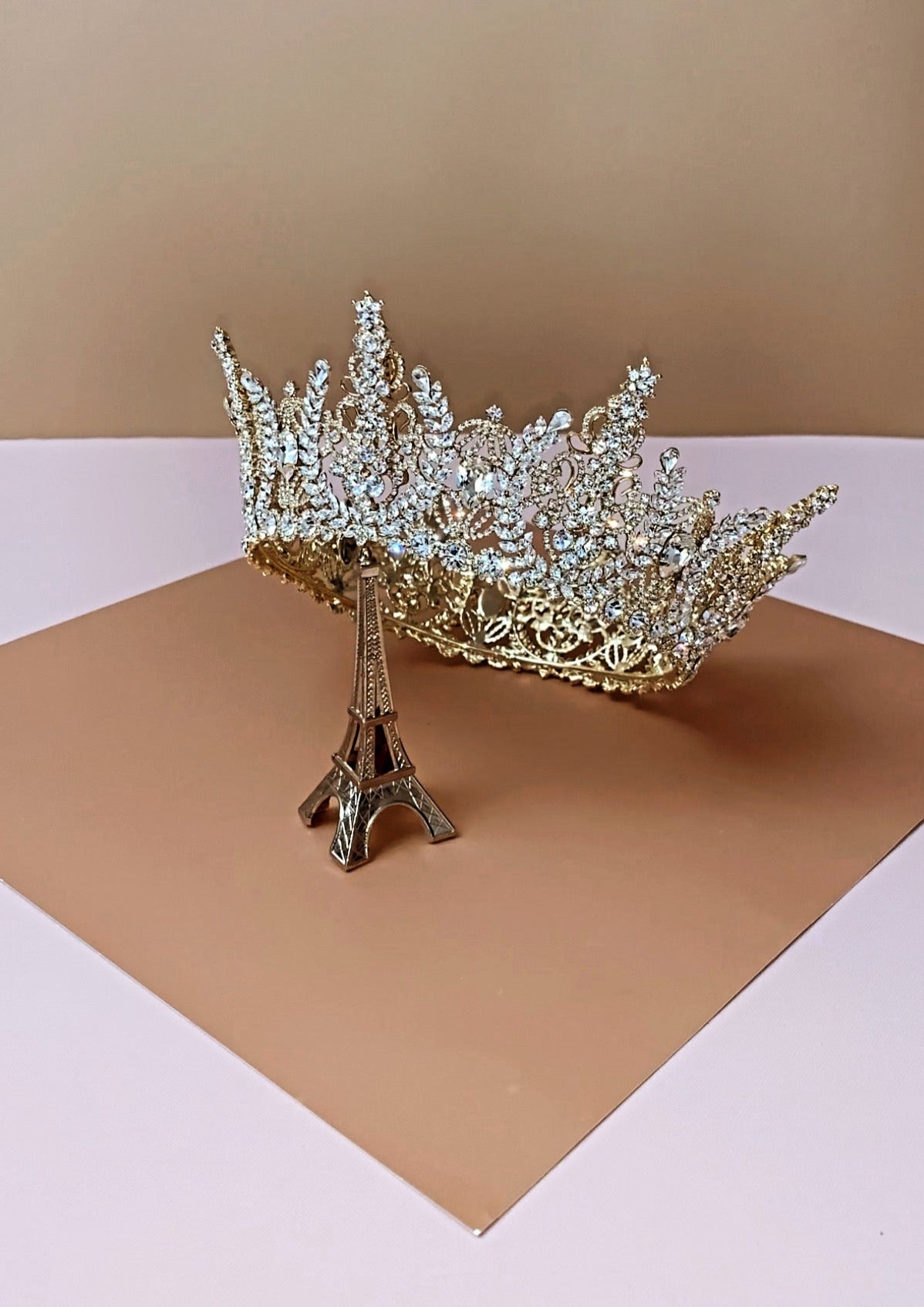 AURORA Full Crown, Swarovski Wedding Full Crown