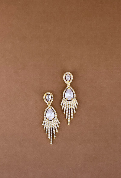 KIA Earrings with Cubic Zirconia Crystals