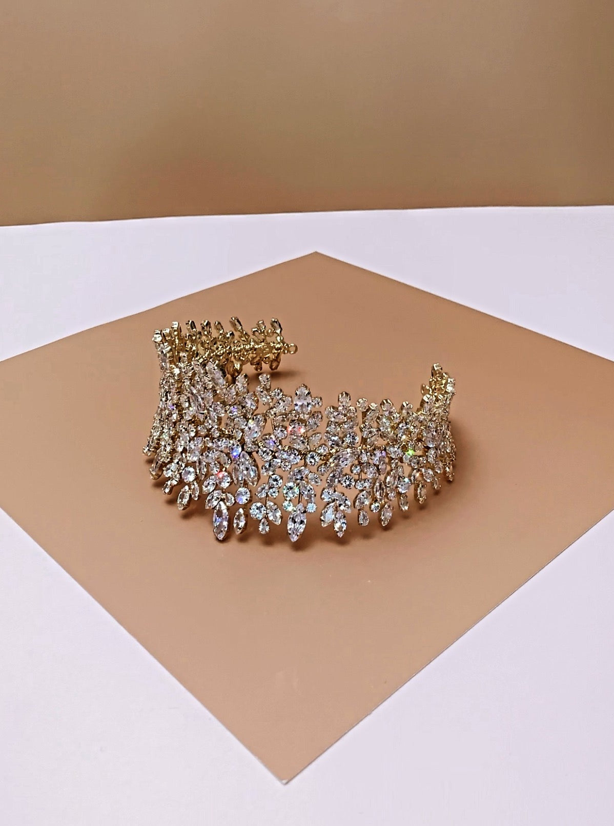 BELLE Wedding Headband, Swarovski Bridal Headpiece