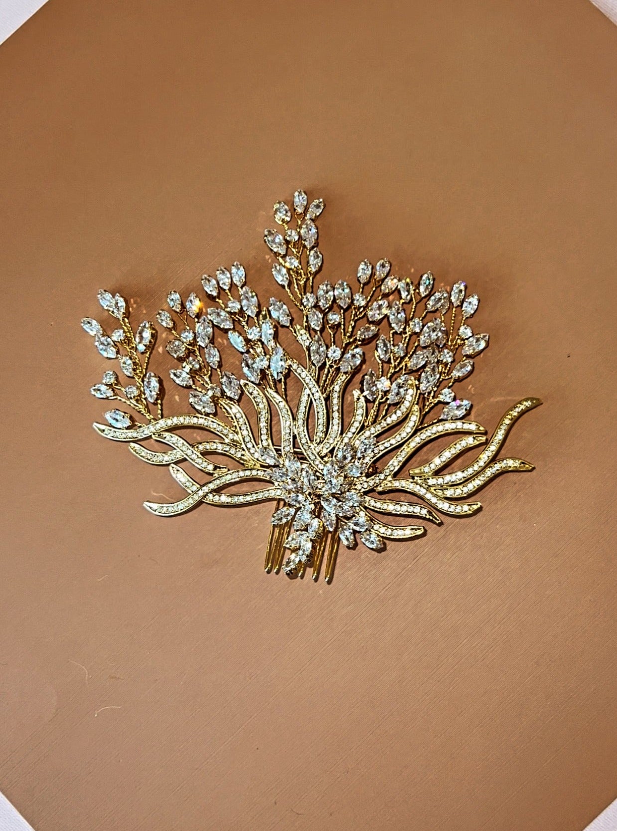 SERENA Swarovski Hair Comb, Wedding Headpiece