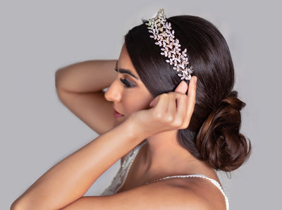 FIONA Swarovski Bridal Headband, Wedding Headband